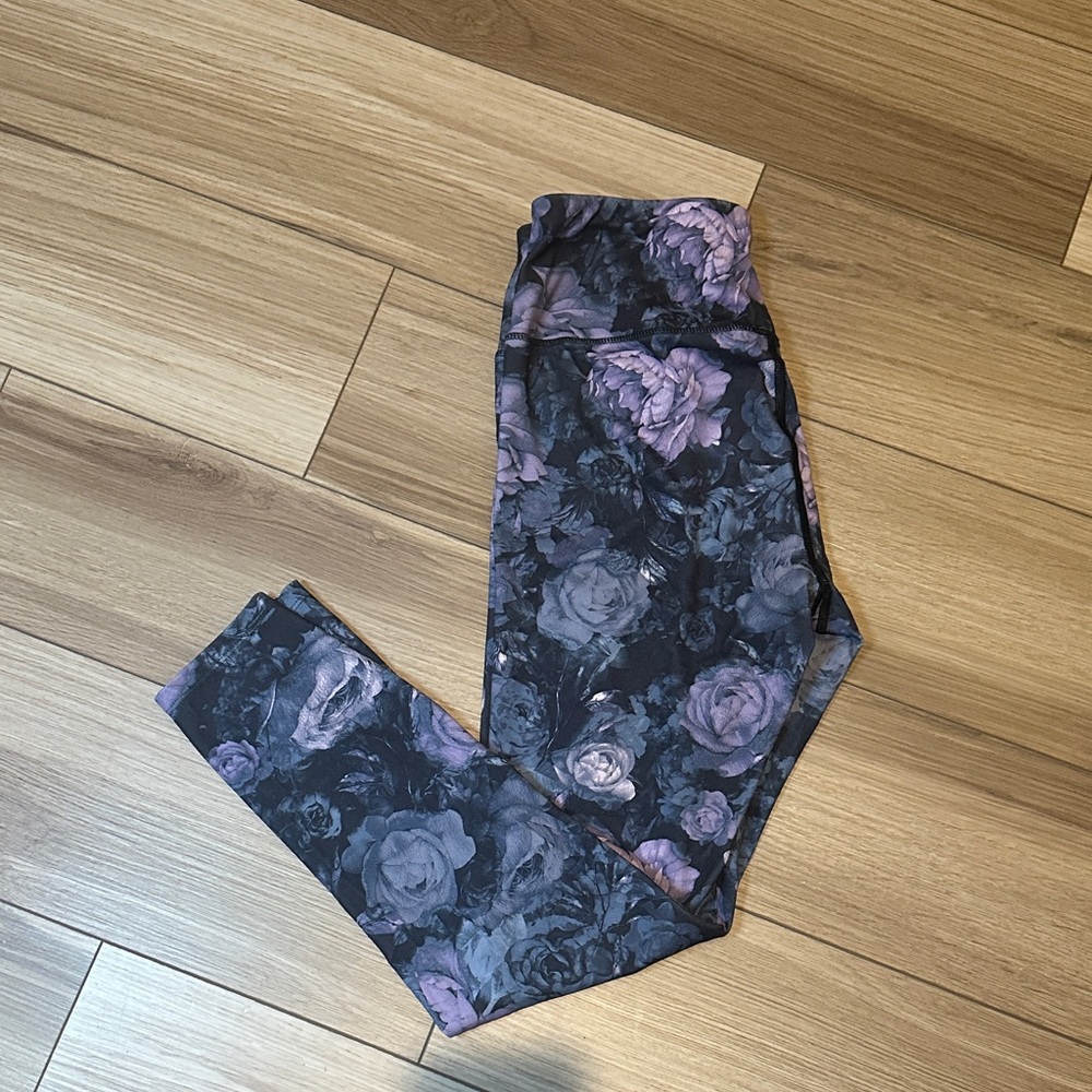 Floral Athletic. Sport. Yoga Leggings. SIZE L. EXCELLENT CONDITION